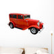 red hotrod Wall Decal