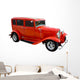 red hotrod Wall Decal