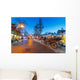 Famous Krupowki street in Zakopane, Poland Wall Mural
