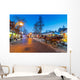 Famous Krupowki street in Zakopane, Poland Wall Mural