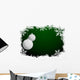 Golf Christmas Background Wall Decal