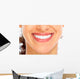 Beautiful woman smile Wall Mural