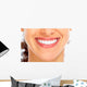 Beautiful woman smile Wall Mural