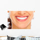 Beautiful woman smile Wall Mural