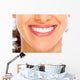 Beautiful woman smile Wall Mural