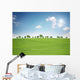 Landschaft mit Sonne Wall Mural