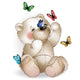 Happy Teddy bear and butterfly Wall Decal