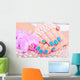 manicure pedicure, female hands, feet Wall Mural