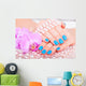 manicure pedicure, female hands, feet Wall Mural