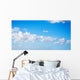 white clouds in the blue sky Wall Mural