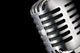 Chrome Microphone Wall Mural
