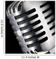 Chrome Microphone Wall Mural
