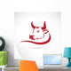 red bull head Wall Decal