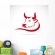 red bull head Wall Decal
