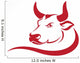 red bull head Wall Decal