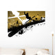 Ski Freestyle Abstract Background Wall Mural