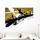 Ski Freestyle Abstract Background Wall Mural