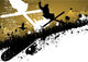Ski Freestyle Abstract Background Wall Mural
