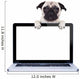 computer dog Wall Decal