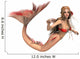 Peach Mermaid Wall Decal