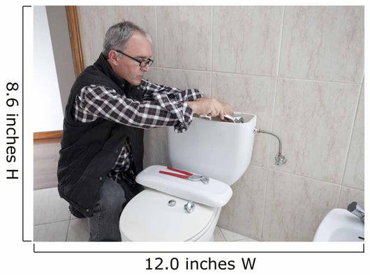 Plumber at work Wall Mural
