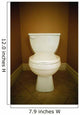 A Toilet Wall Mural