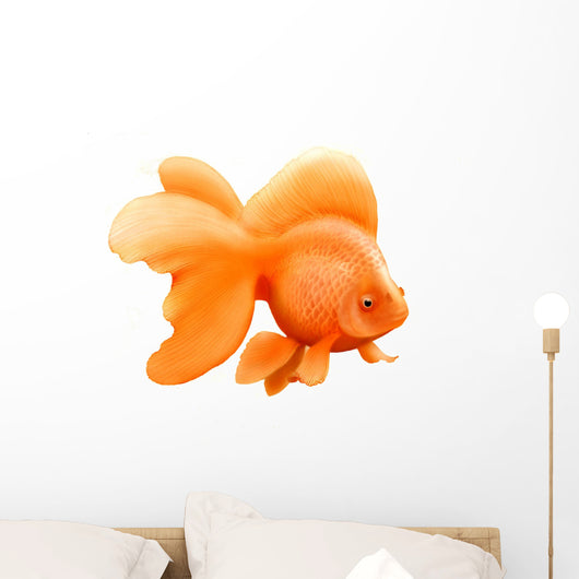Japanese Ryukin Goldfish Wall Decal