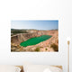 Emerald Green Oval Lake Wall Decal