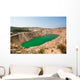 Emerald Green Oval Lake Wall Decal