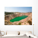 Emerald Green Oval Lake Wall Decal