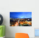 Montreal city skyline at sunset, Montreal, Quebec Wall Mural