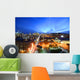 Montreal city skyline at sunset, Montreal, Quebec Wall Mural