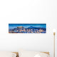 Salzburg winter panorama at blue hour, Salzburger Land, Austria Wall Mural