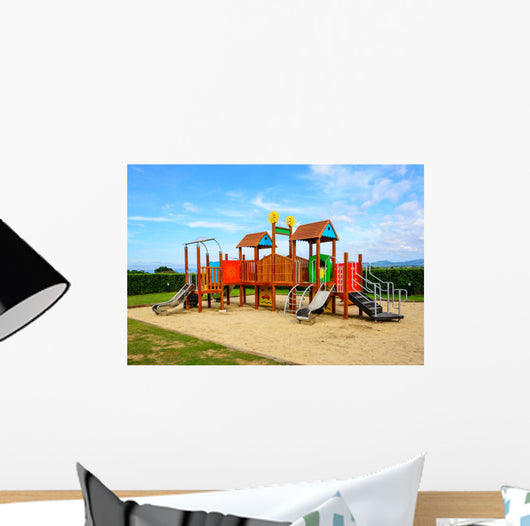 Playground with Blue Sky Wall Decal