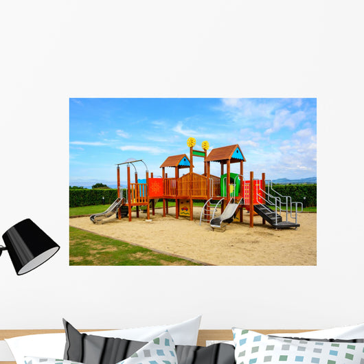 Playground with Blue Sky Wall Decal