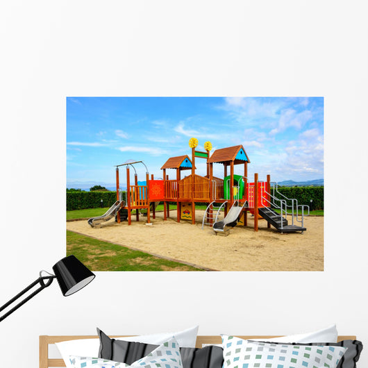 Playground with Blue Sky Wall Decal