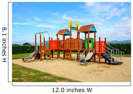 Playground with Blue Sky Wall Decal