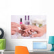client and manicurist in manicure salon Wall Mural
