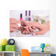 client and manicurist in manicure salon Wall Mural