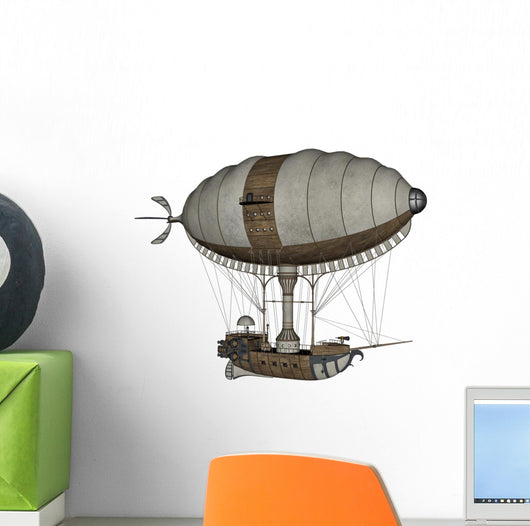 Hot Air Balloon - 3D Render Wall Decal