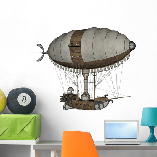 Hot Air Balloon - 3D Render Wall Decal