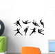 climb silhouettes Wall Decal