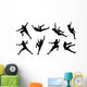 climb silhouettes Wall Decal