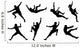 climb silhouettes Wall Decal