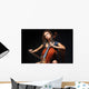 beautiful female musician playing a cello. Wall Mural