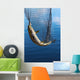 Trout in scoopnet. Wall Mural