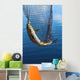 Trout in scoopnet. Wall Mural