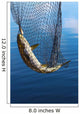 Trout in scoopnet. Wall Mural