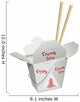 Chinese Take-Out with Chop Sticks Wall Decal