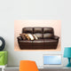 Leather Couch Wall Mural